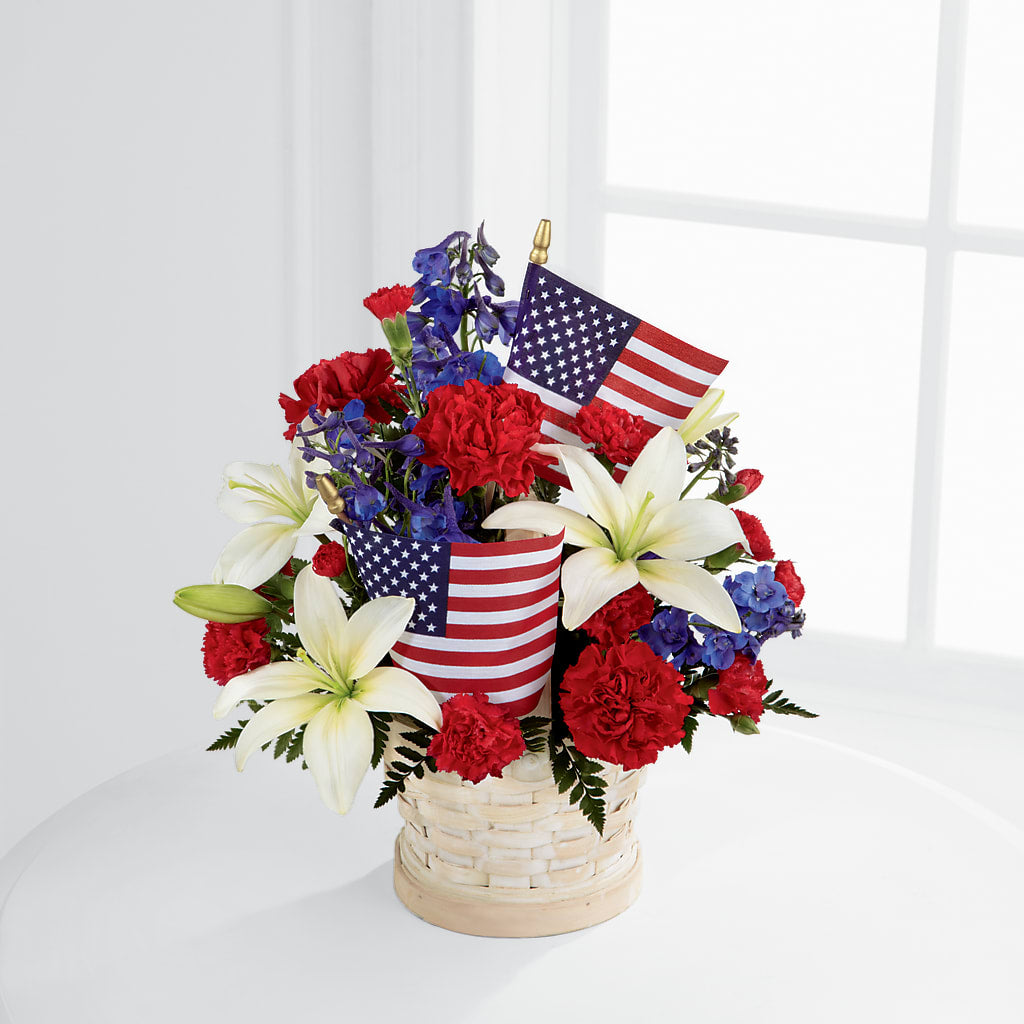 American Glory Bouquet – BECCA'S BLING AND BLOOMS, Millington TN