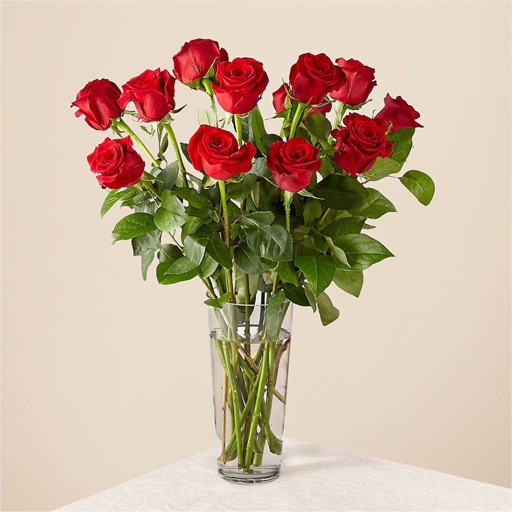 Long Stem Red Rose Bouquet – BECCA'S BLING AND BLOOMS, Millington TN