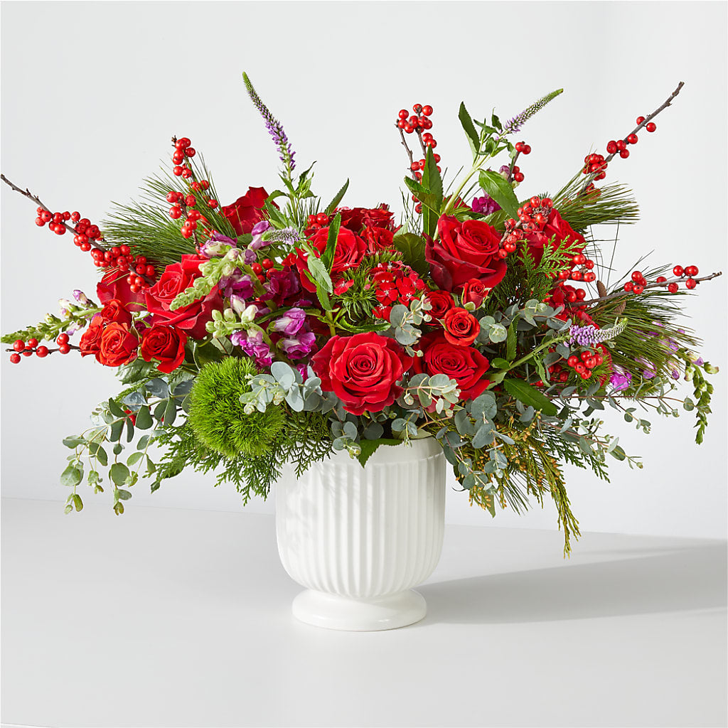 Big Red Bow Bouquet – BECCA'S BLING AND BLOOMS, Millington TN