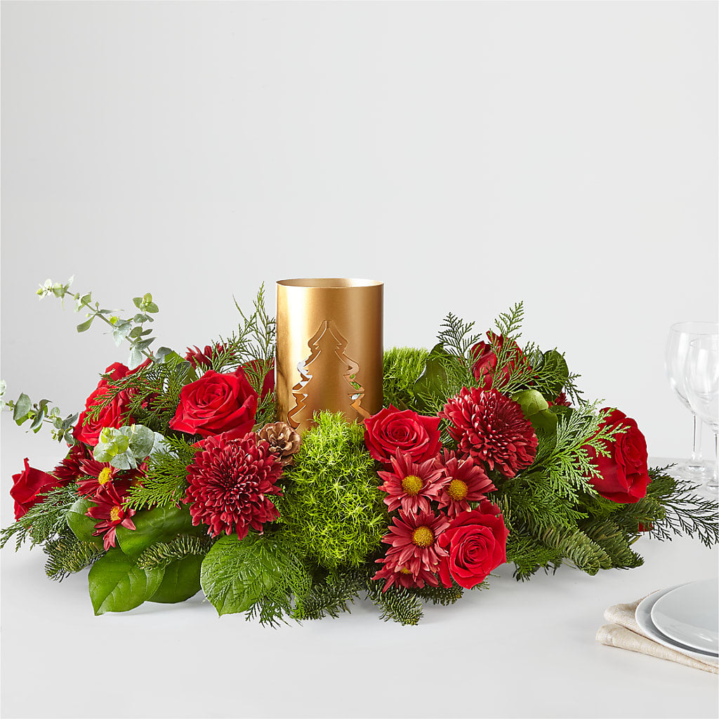 Toast the Season Centerpiece – BECCA'S BLING AND BLOOMS, Millington TN