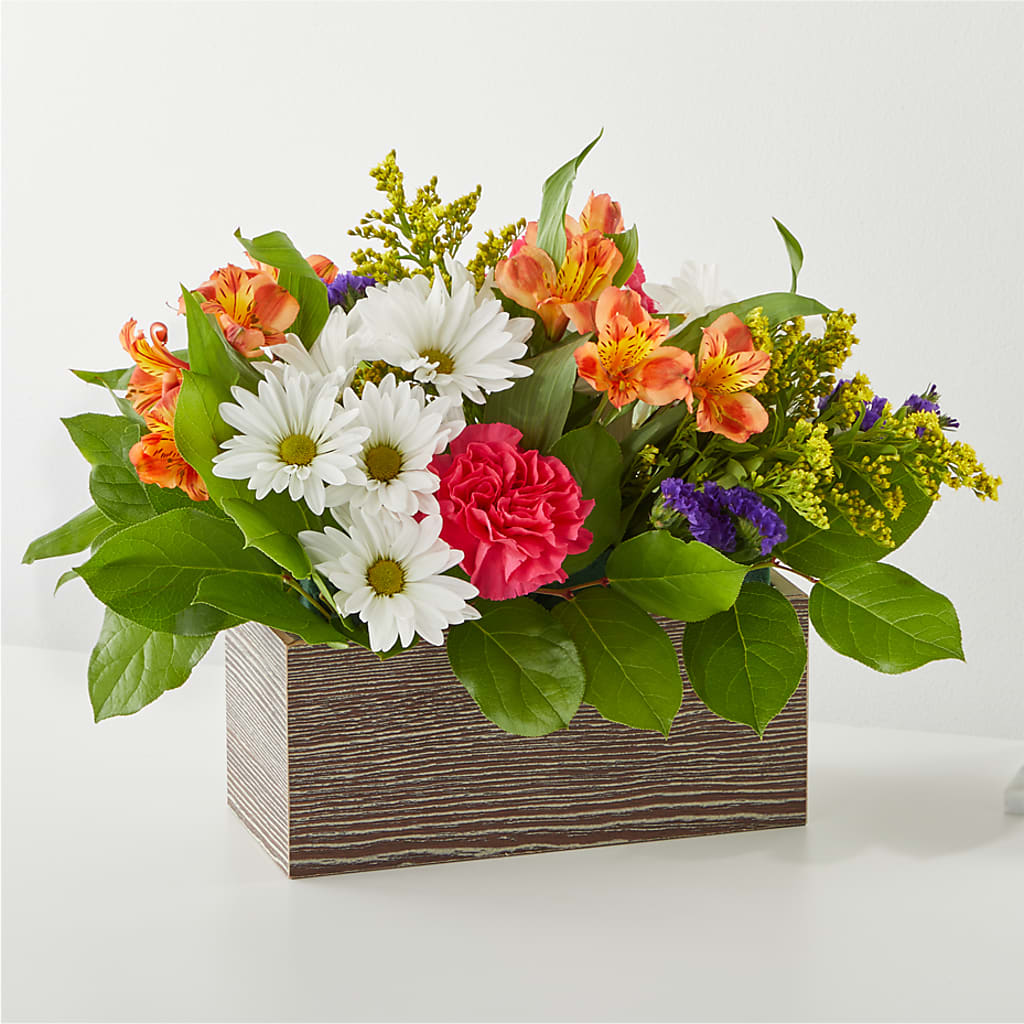 Oopsie Daisy Box Bouquet – BECCA'S BLING AND BLOOMS, Millington TN