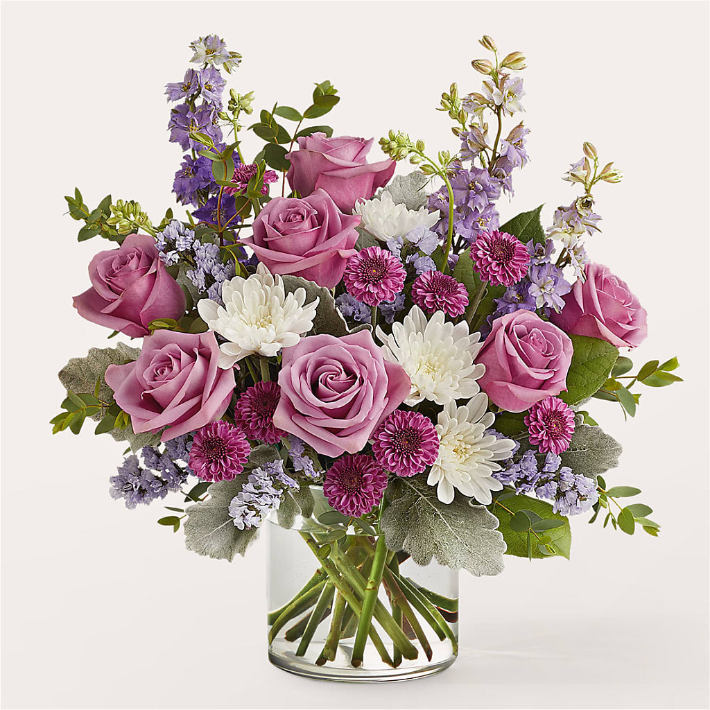 Violet Frost Bouquet – BECCA'S BLING AND BLOOMS, Millington TN