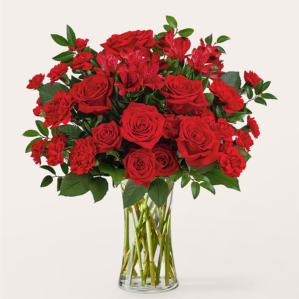 Brilliant Ruby Bouquet – BECCA'S BLING AND BLOOMS, Millington TN