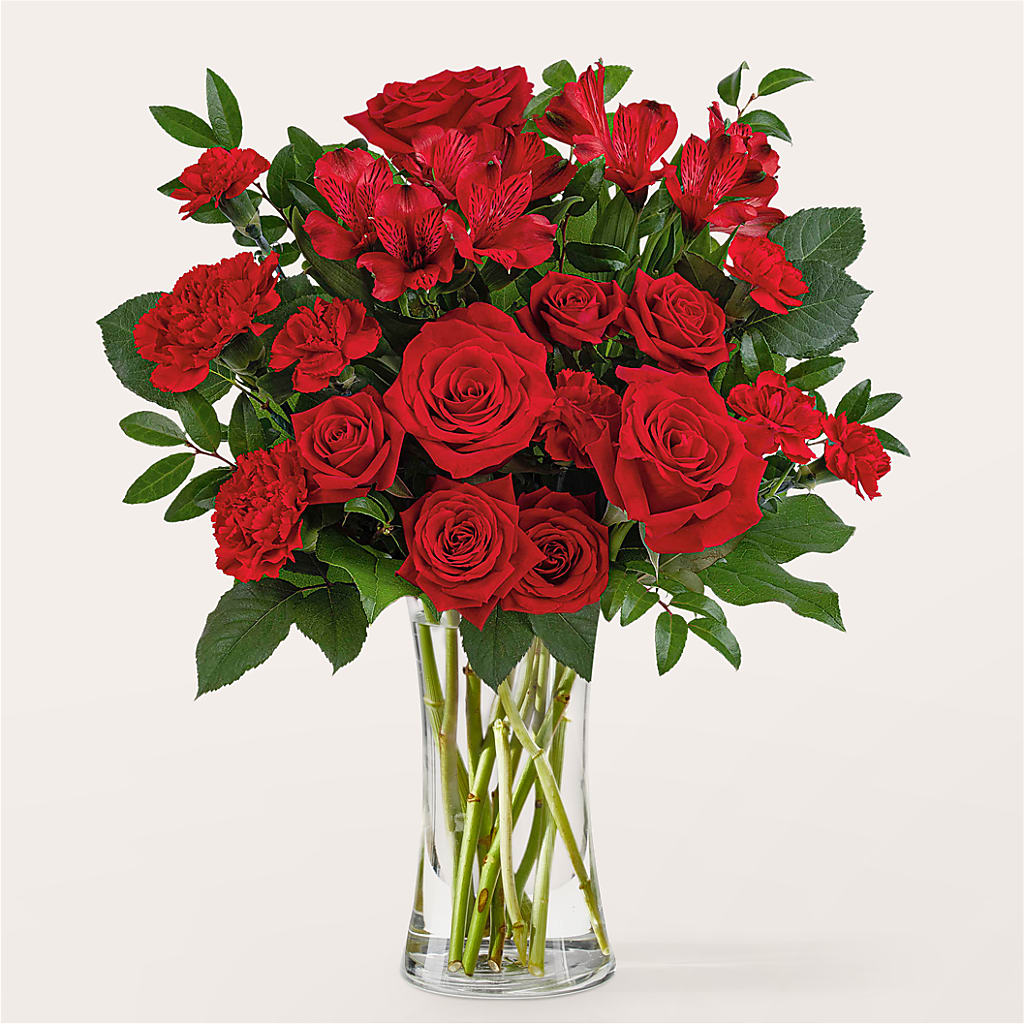 Brilliant Ruby Bouquet – BECCA'S BLING AND BLOOMS, Millington TN