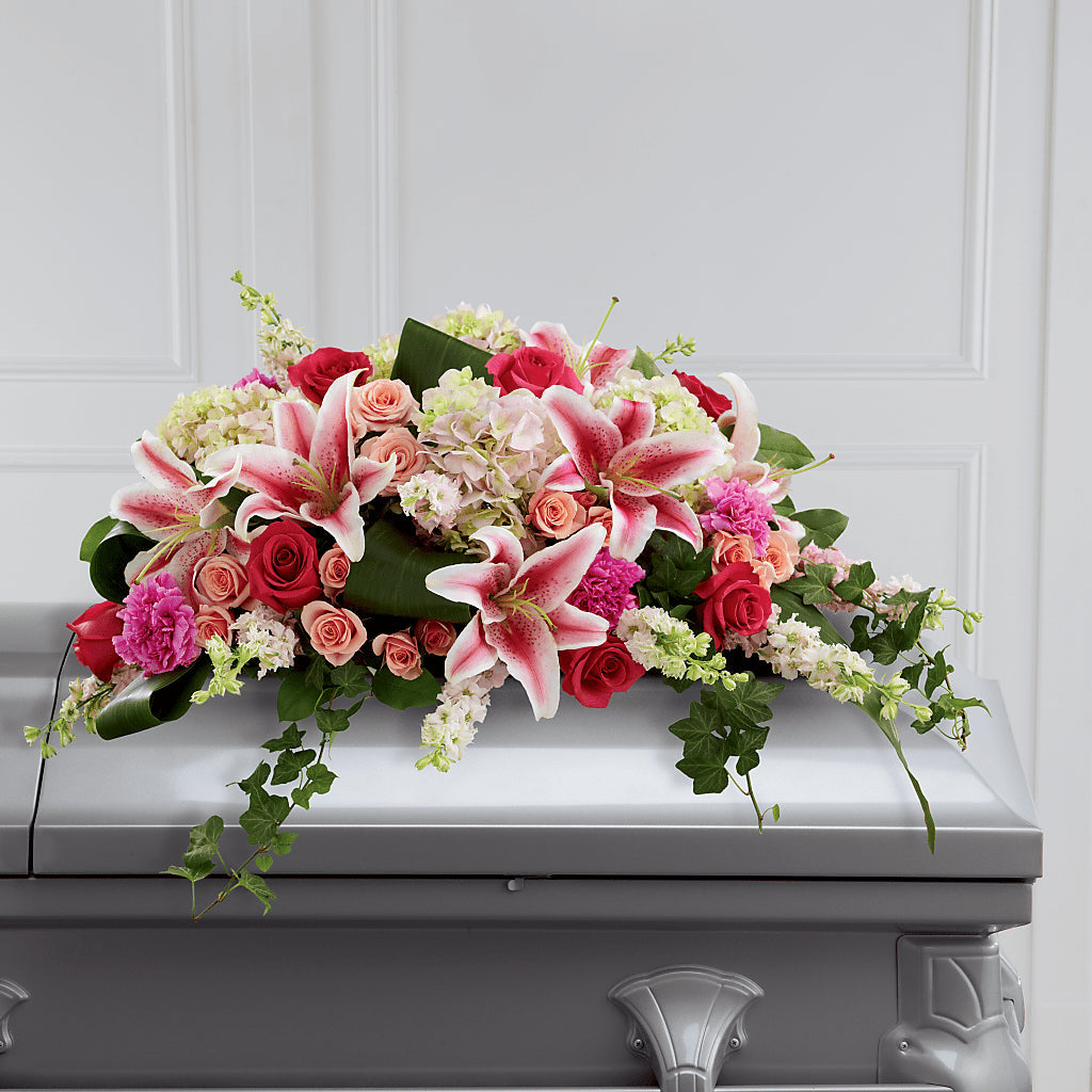 Splendid Grace Casket Spray – BECCA'S BLING AND BLOOMS, Millington TN