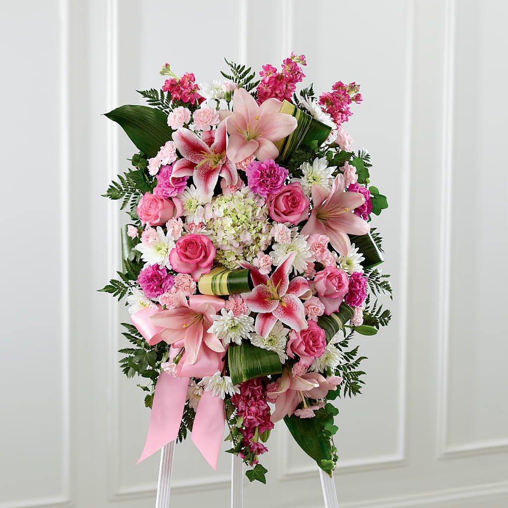 Comforting Standing Spray – BECCA'S BLING AND BLOOMS, Millington TN