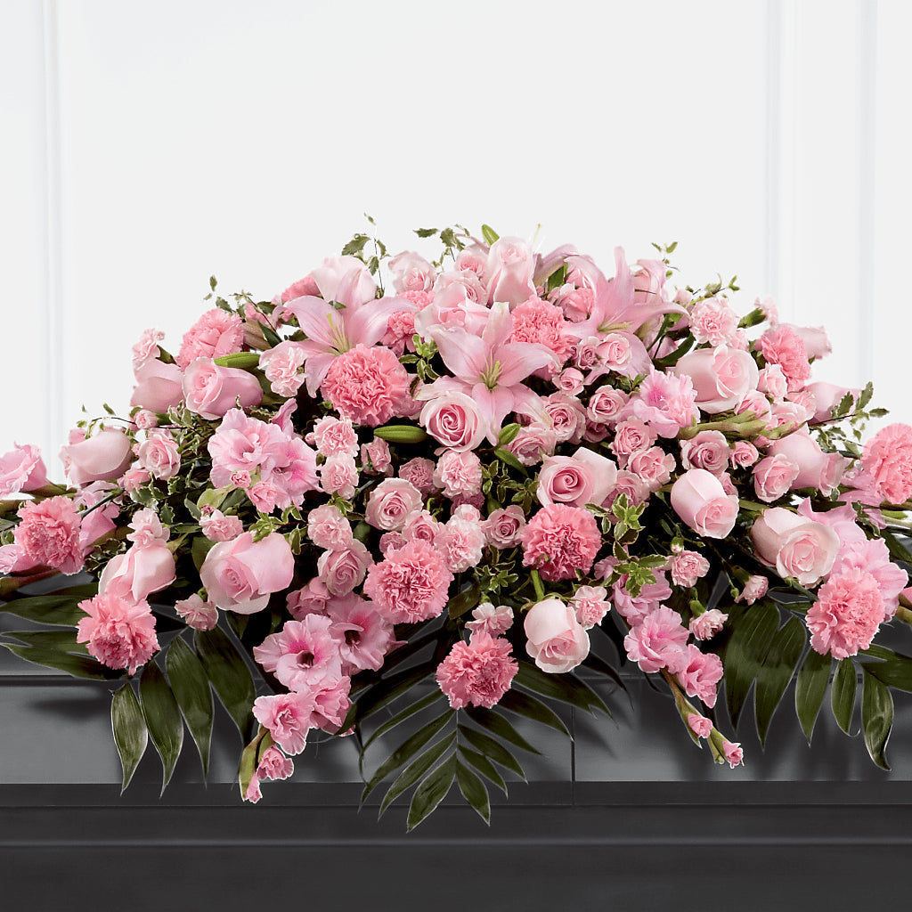 Garden of Comfort Casket Spray (Standard) – BECCA'S BLING AND BLOOMS, Millington TN