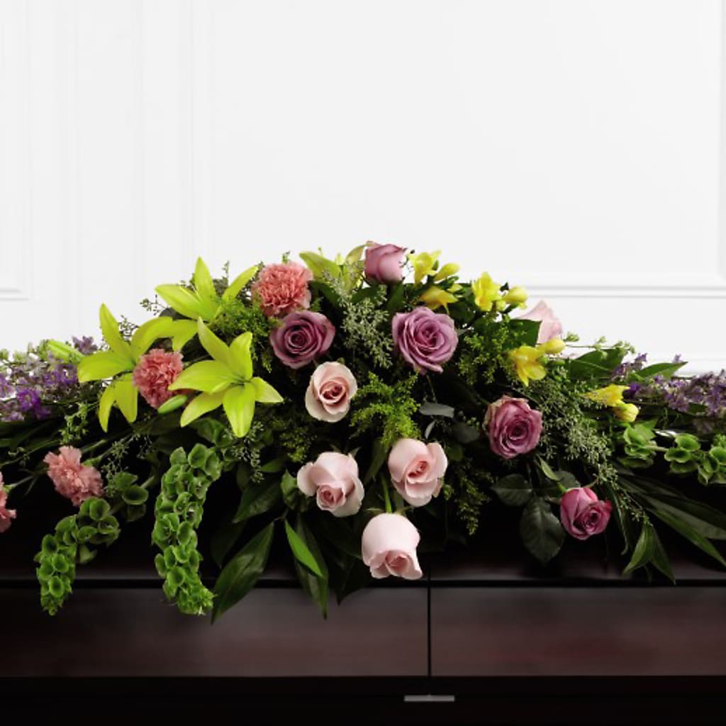 Forever Beloved Casket Spray – BECCA'S BLING AND BLOOMS, Millington TN
