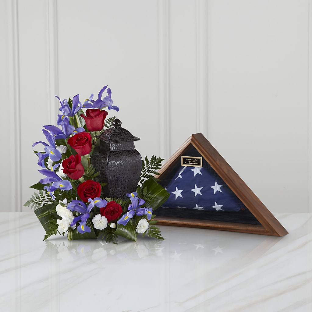 Patriotic Tribute Arrangement – BECCA'S BLING AND BLOOMS, Millington TN
