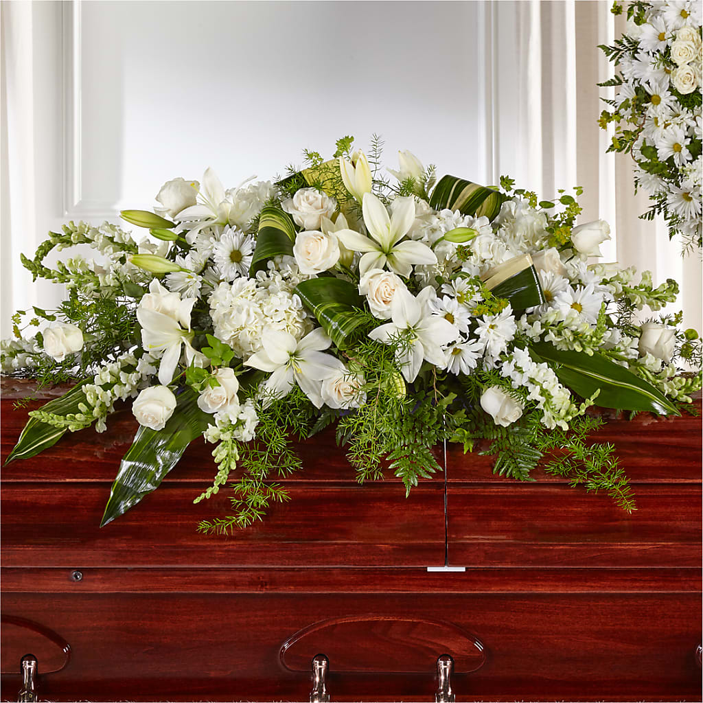 Abundance Casket Spray – BECCA'S BLING AND BLOOMS, Millington TN