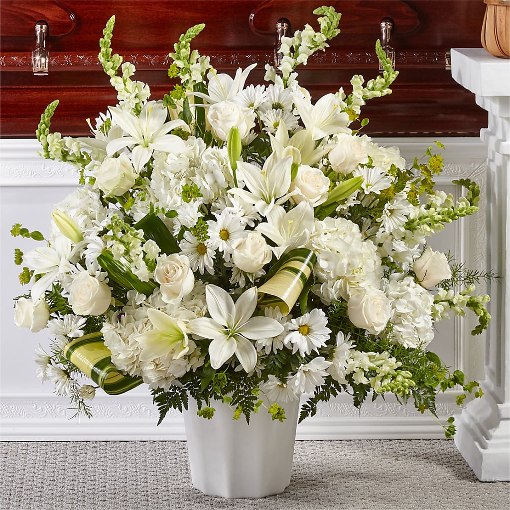 Thoughts of Tranquility Floor Basket – BECCA'S BLING AND BLOOMS, Millington TN