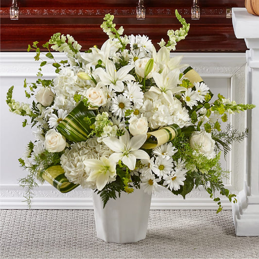 Thoughts of Tranquility Floor Basket – BECCA'S BLING AND BLOOMS, Millington TN