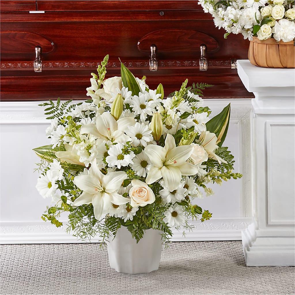 Thoughts of Tranquility Floor Basket – BECCA'S BLING AND BLOOMS, Millington TN
