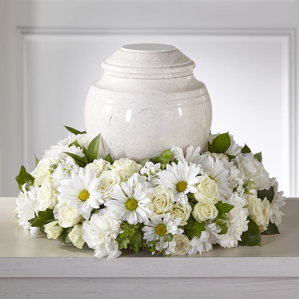 Ivory Gardens Cremation Adornment – BECCA'S BLING AND BLOOMS, Millington TN