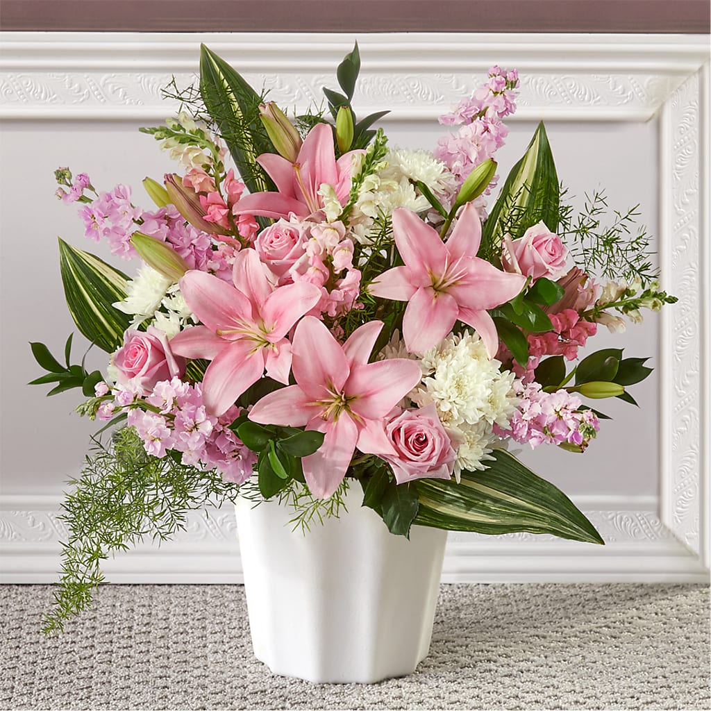 Simply Serene Floor Basket – BECCA'S BLING AND BLOOMS, Millington TN