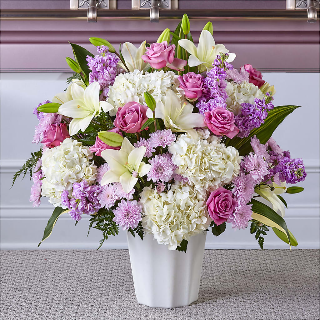 Heaven Sent Floor Basket – BECCA'S BLING AND BLOOMS, Millington TN