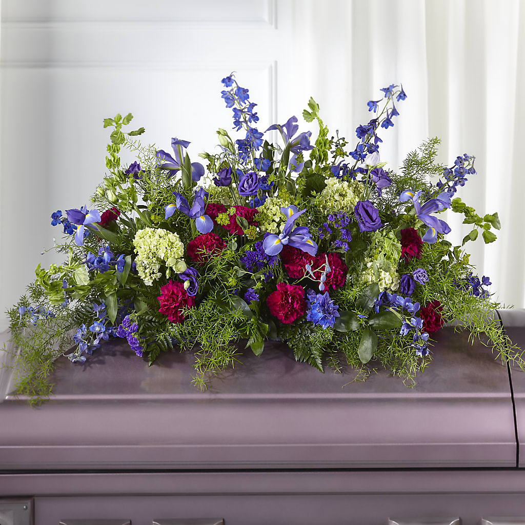 Always Treasured Casket Spray – BECCA'S BLING AND BLOOMS, Millington TN