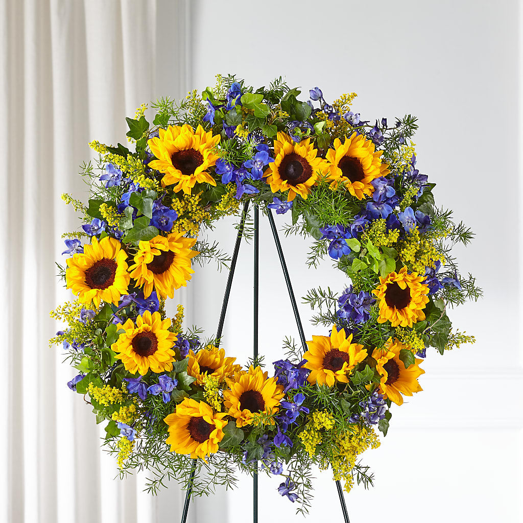 Bright Rays Wreath – BECCA'S BLING AND BLOOMS, Millington TN