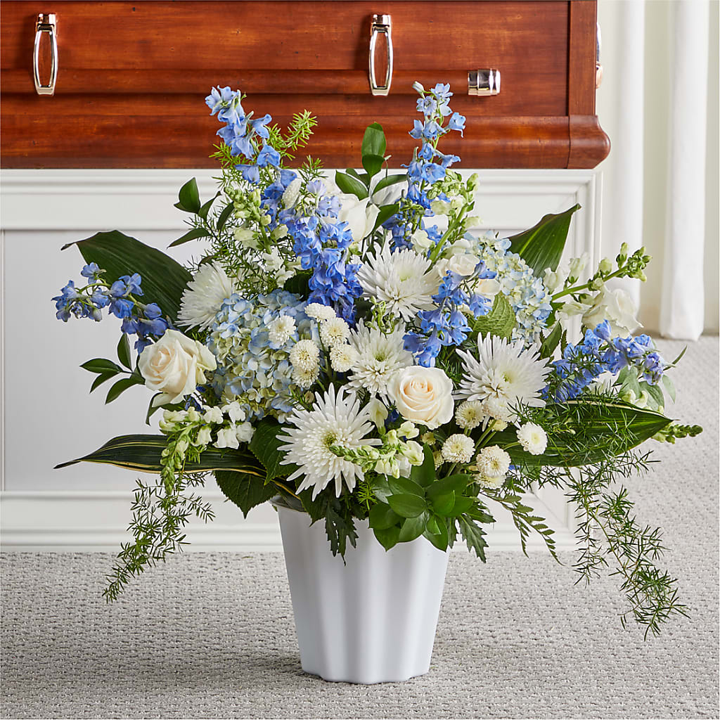 Everlasting Memories Floor Basket – BECCA'S BLING AND BLOOMS, Millington TN