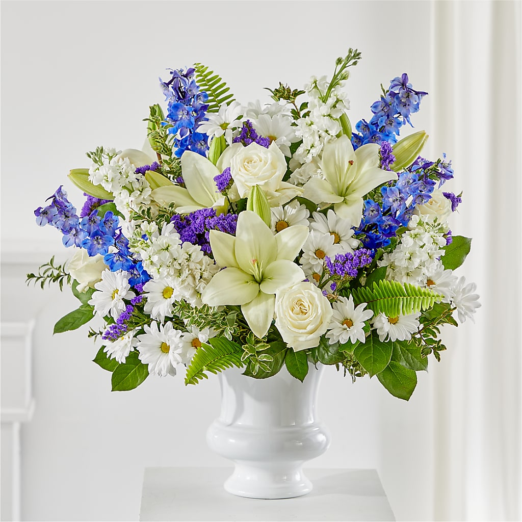 Expressions of Hope Urn Arrangement – BECCA'S BLING AND BLOOMS, Millington TN