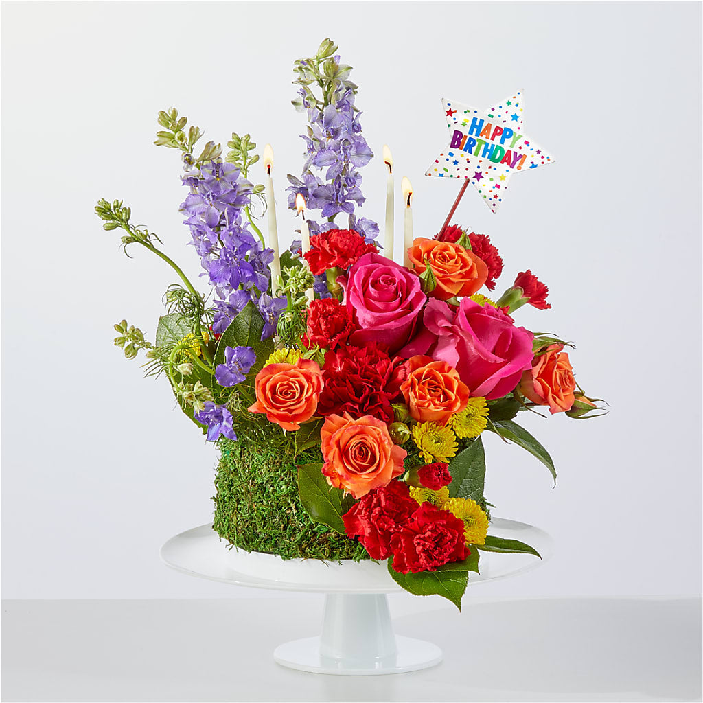 Best Year Yet Floral Cake – BECCA'S BLING AND BLOOMS, Millington TN