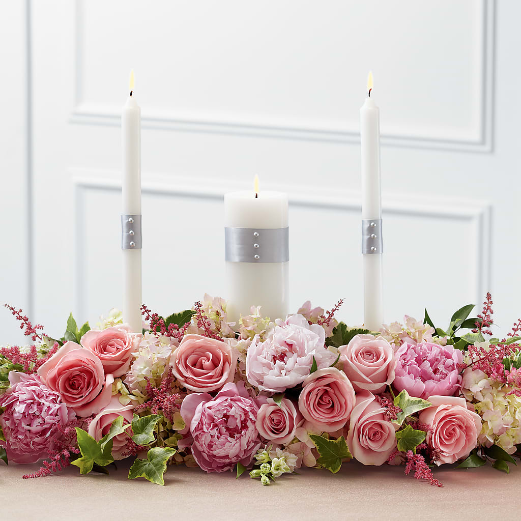 Worldwide Romance Unity Candle Arrangement – BECCA'S BLING AND BLOOMS, Millington TN