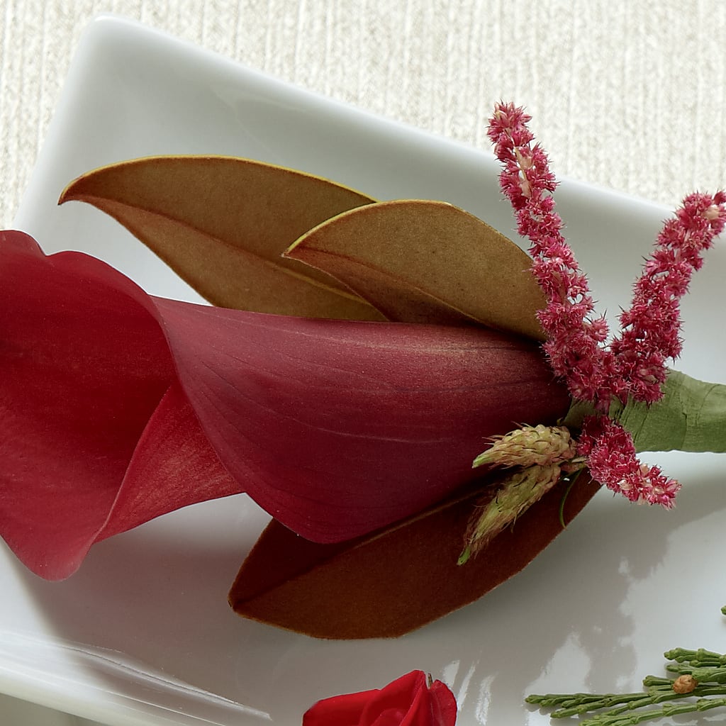 calla lily red flower Red Calla Boutonniere – red flower arrangement | Millington, TN