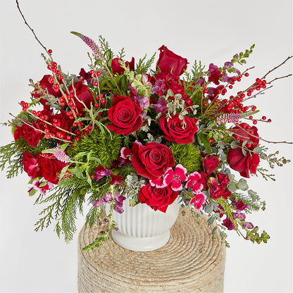 Big Red Bow Bouquet – BECCA'S BLING AND BLOOMS, Millington TN