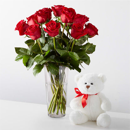 Romantic Long Stem Red Rose Bouquet Bundles – BECCA'S BLING AND BLOOMS, Millington TN