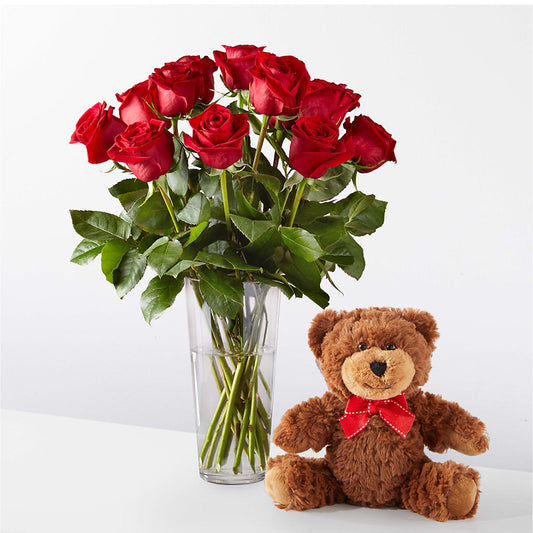 Romantic Long Stem Red Rose Bouquet Bundles – BECCA'S BLING AND BLOOMS, Millington TN