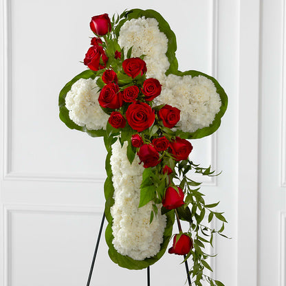 Floral Cross Easel – BECCA'S BLING AND BLOOMS, Millington TN