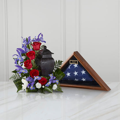 Patriotic Tribute Arrangement – BECCA'S BLING AND BLOOMS, Millington TN