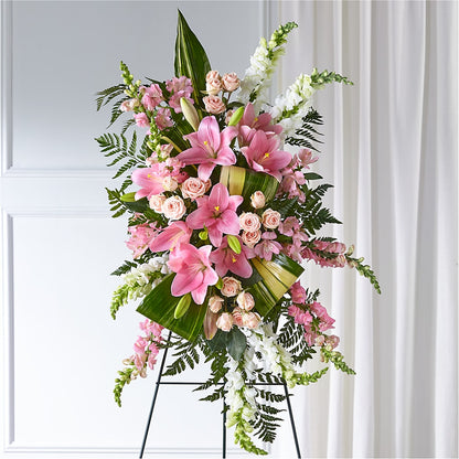 Elegant Embrace Standing Spray – BECCA'S BLING AND BLOOMS, Millington TN
