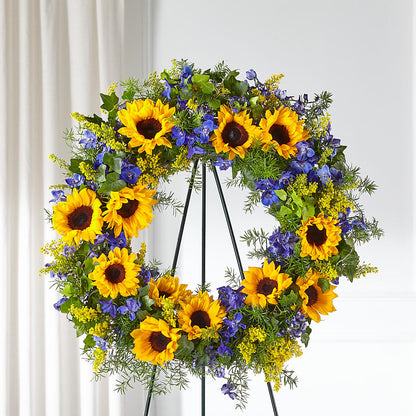 Bright Rays Wreath – BECCA'S BLING AND BLOOMS, Millington TN
