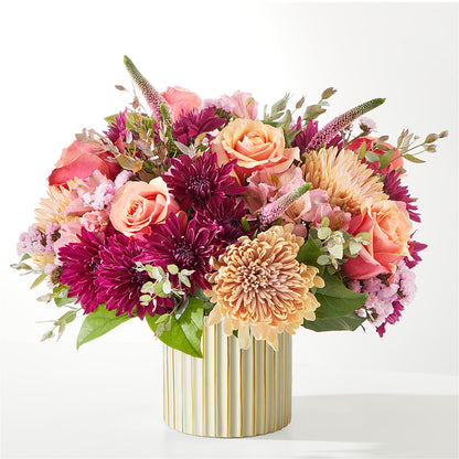 Berry Cobbler Bouquet with Ivory Vase – BECCA'S BLING AND BLOOMS, Millington TN