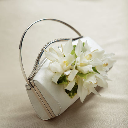 White Purse Decor – BECCA'S BLING AND BLOOMS, Millington TN